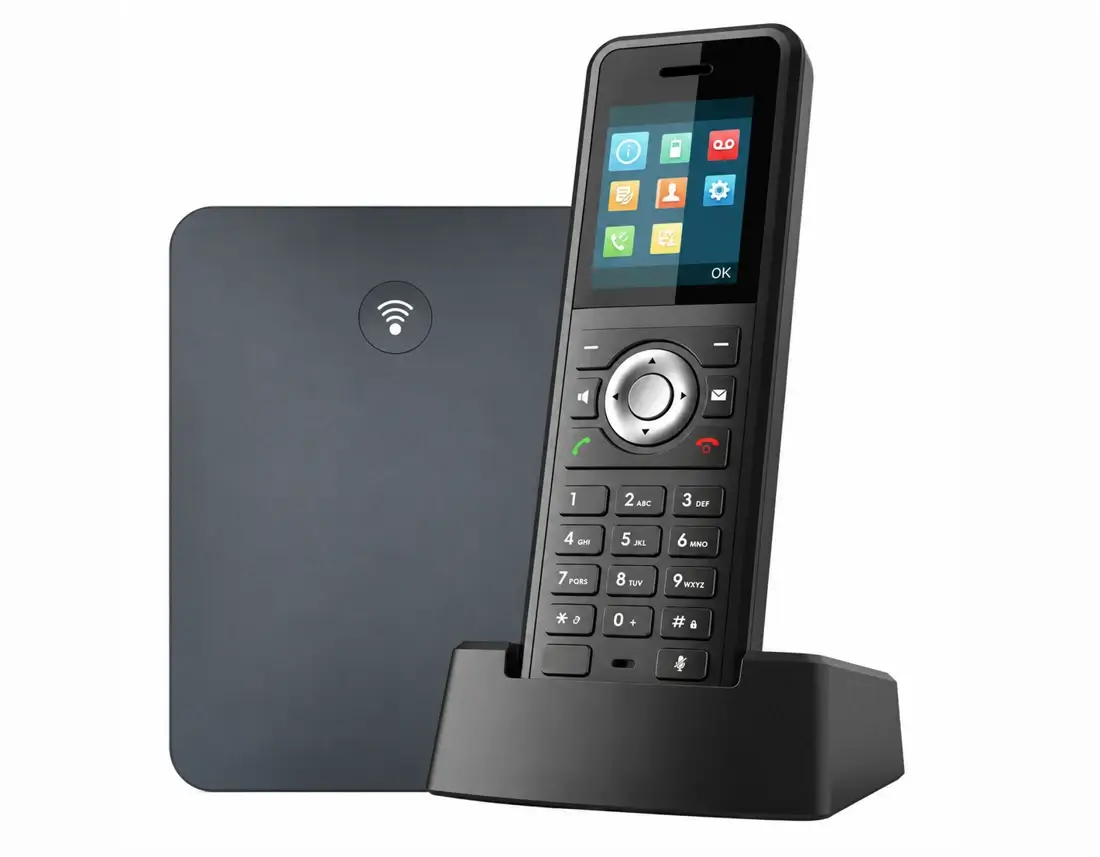 Wireless IP-DECT telephone system